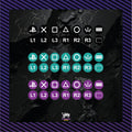 Stickers pour boutons PlayStation de volant indications SIM Racing / Button box