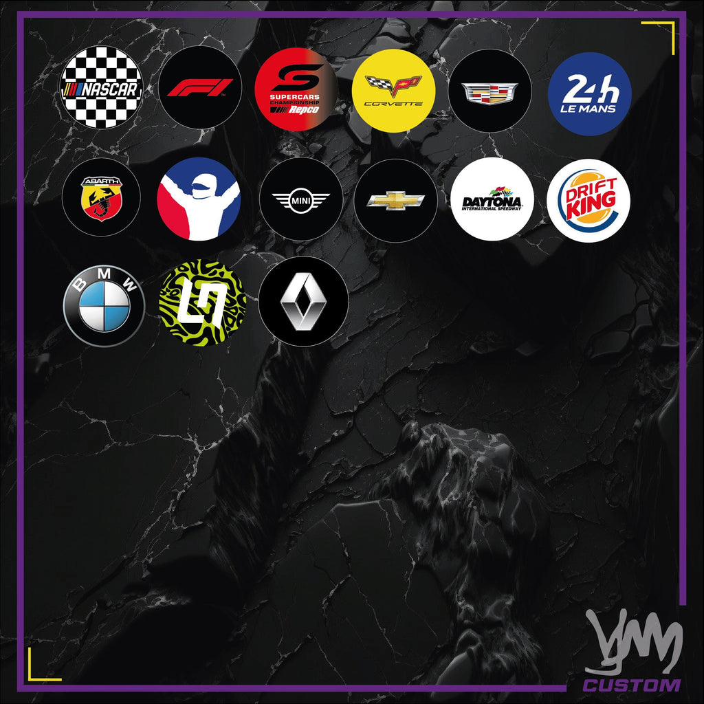 Sticker centre de volant pour Thrustmaster Ferrari 488 GT3 Add-On