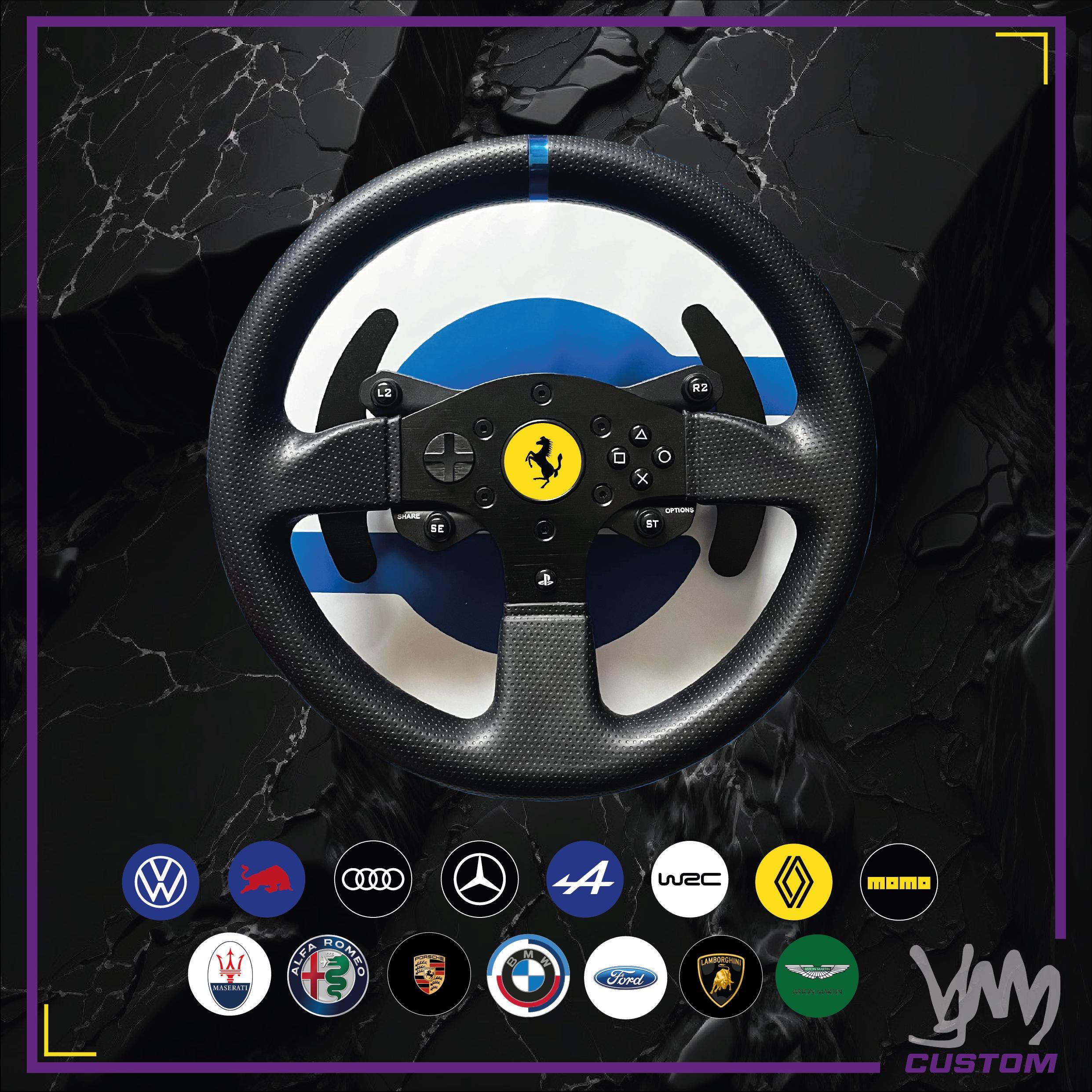Sticker logos centre de volant Thrustmaster T300 RS Gran Turismo