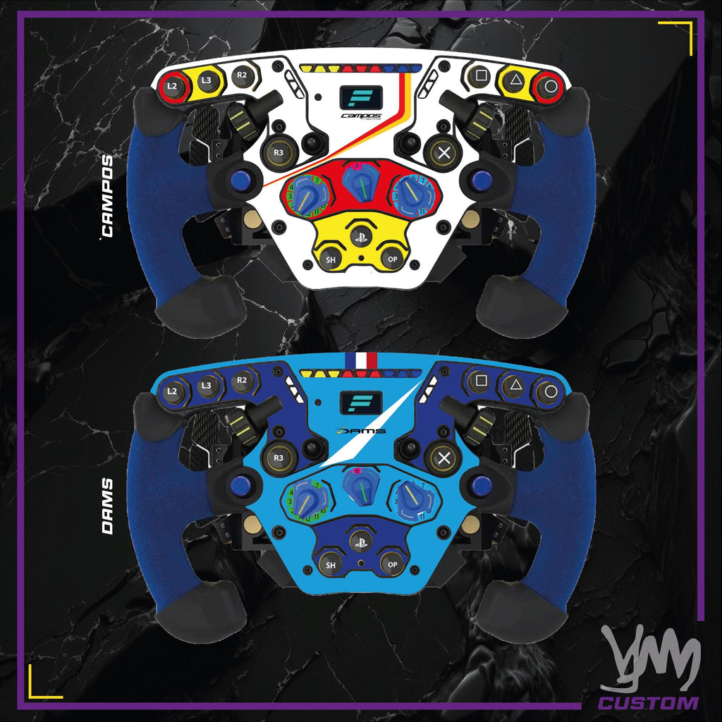 Stickers pour volant complet Fanatec Podium - Team F2 au choix