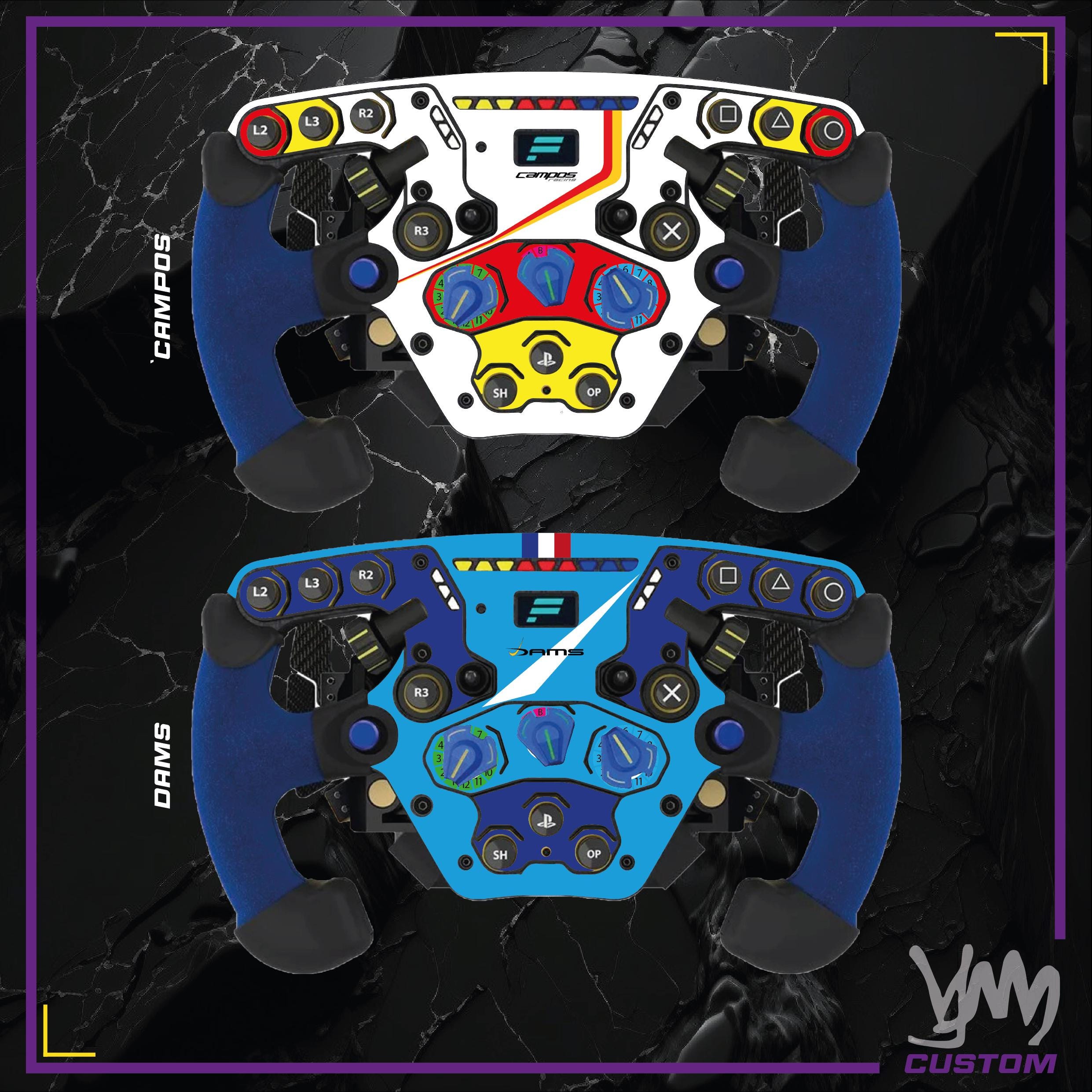 Stickers pour volant complet Fanatec Podium - Team F2 au choix