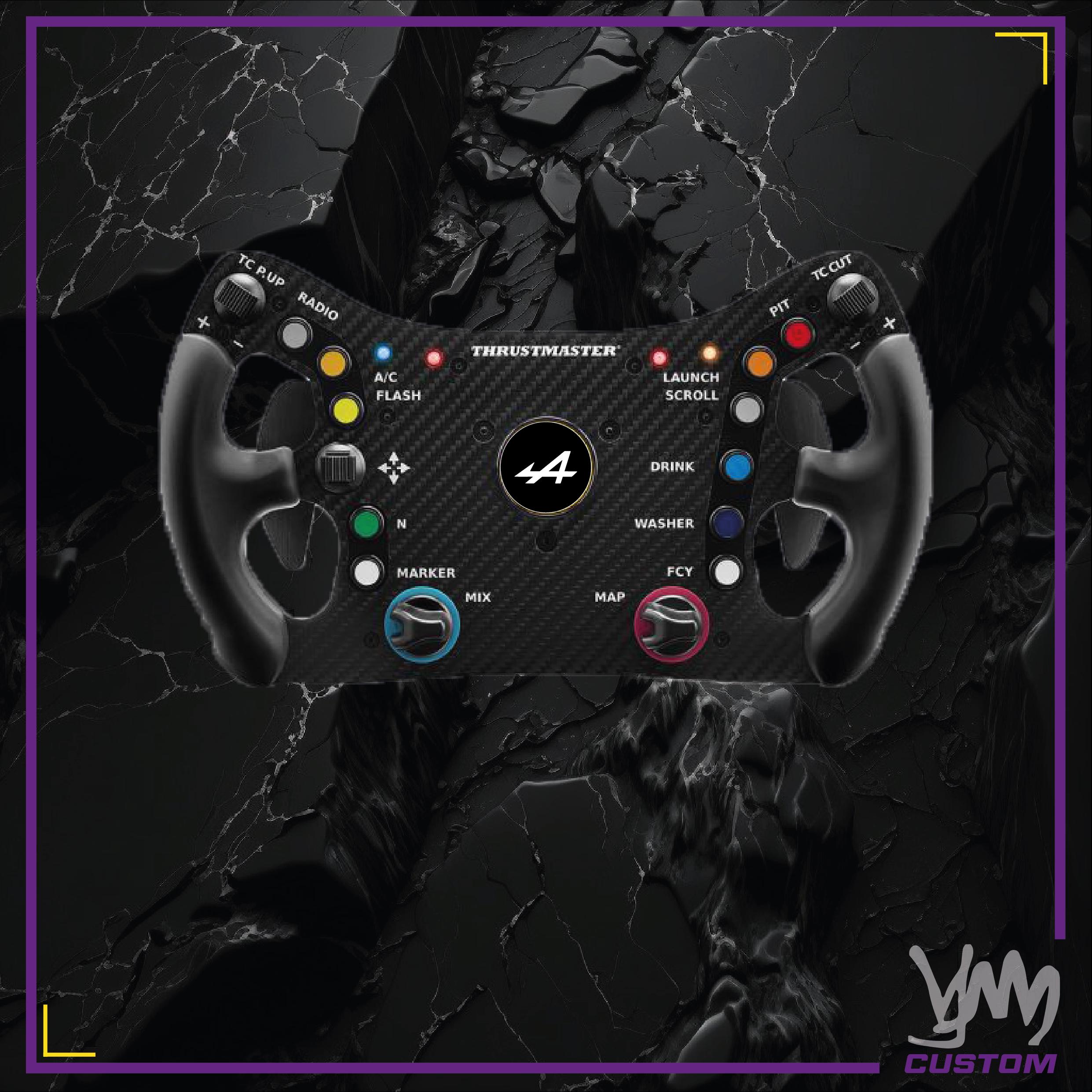 Sticker centre de volant pour Thrustmaster Ferrari 488 GT3 Add-On