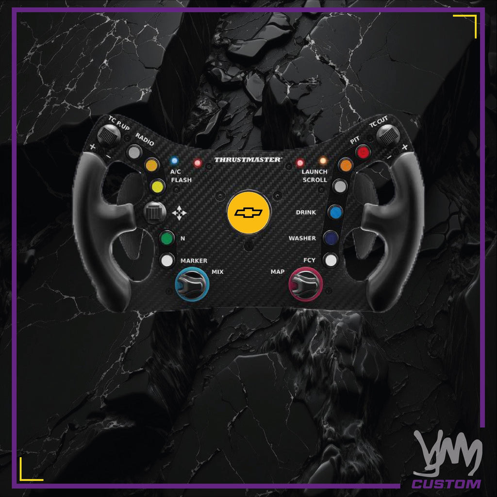 Sticker centre de volant pour Thrustmaster Ferrari 488 GT3 Add-On