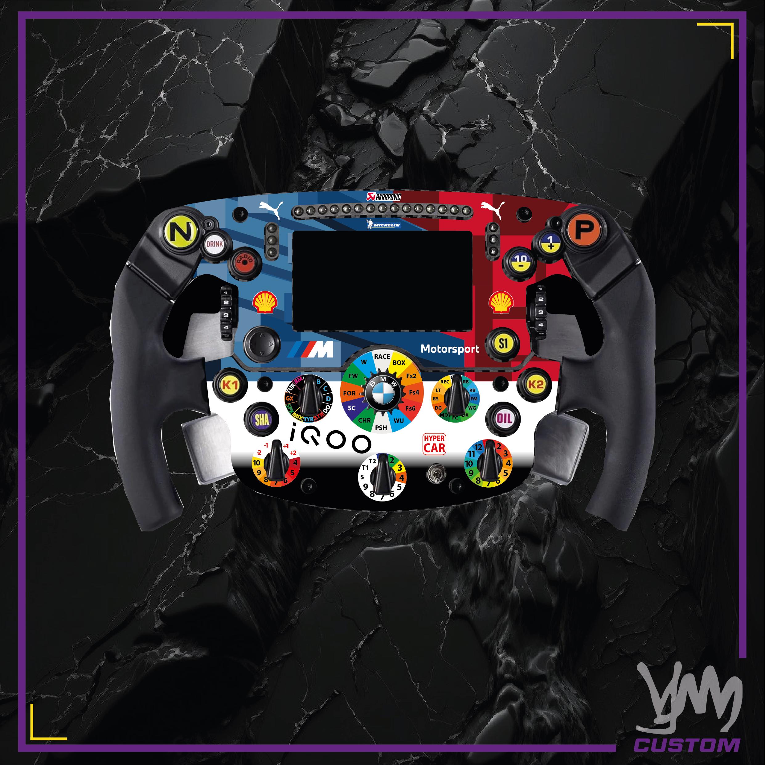 Stickers pour volant complet Thrustmaster SF1000 - BMW Motorsport Team WRT WEC