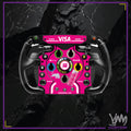 Stickers pour volant complet Thrustmaster Ferrari F1 Add-On - VisaCashApp Racing Bulls MIAMI livery 2025