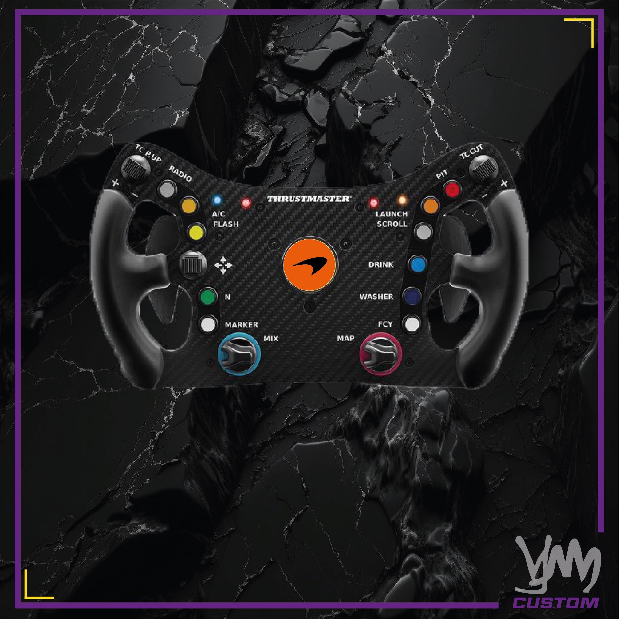 Sticker centre de volant pour Thrustmaster Ferrari 488 GT3 Add-On