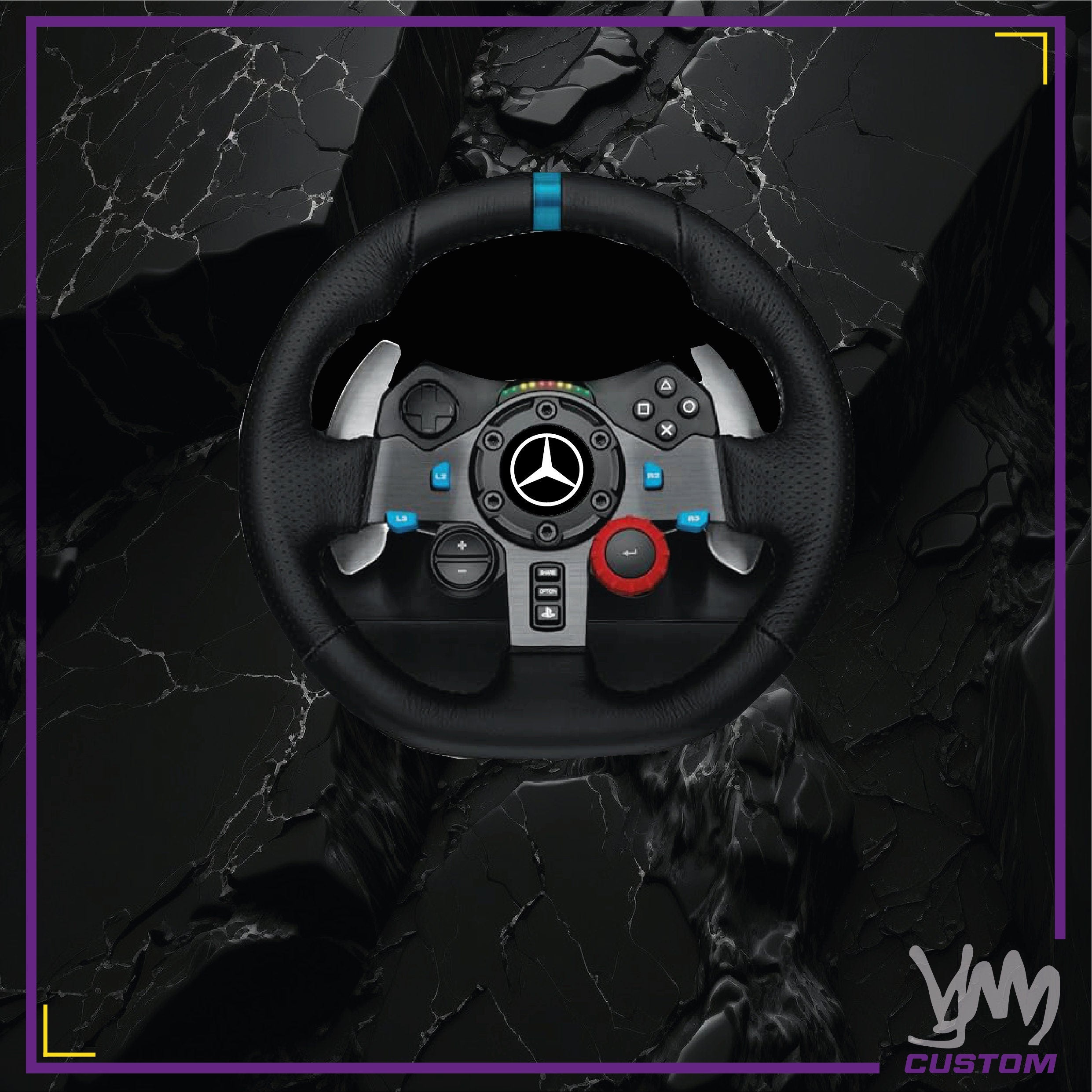 Sticker logos centre de volant Logitech G29