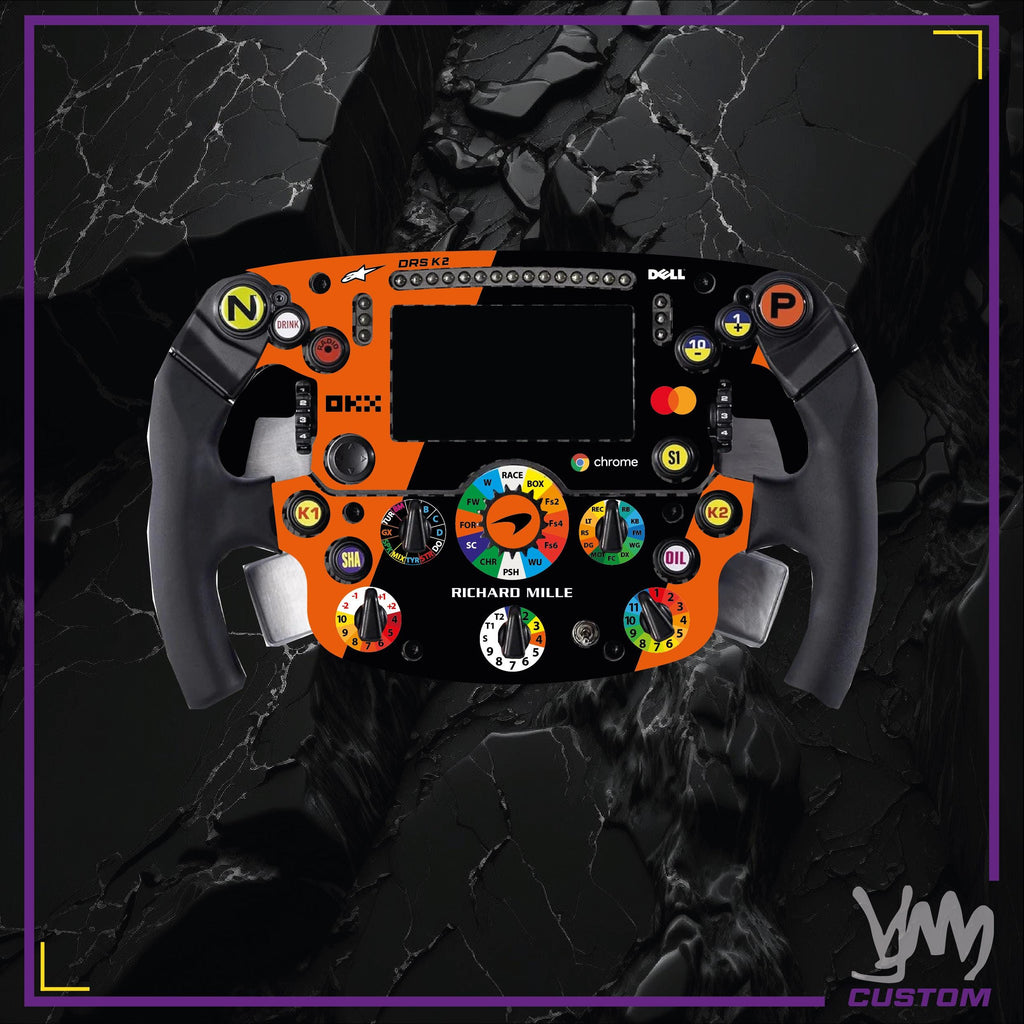 Stickers pour volant complet Thrustmaster SF1000 - McLaren F1 Team