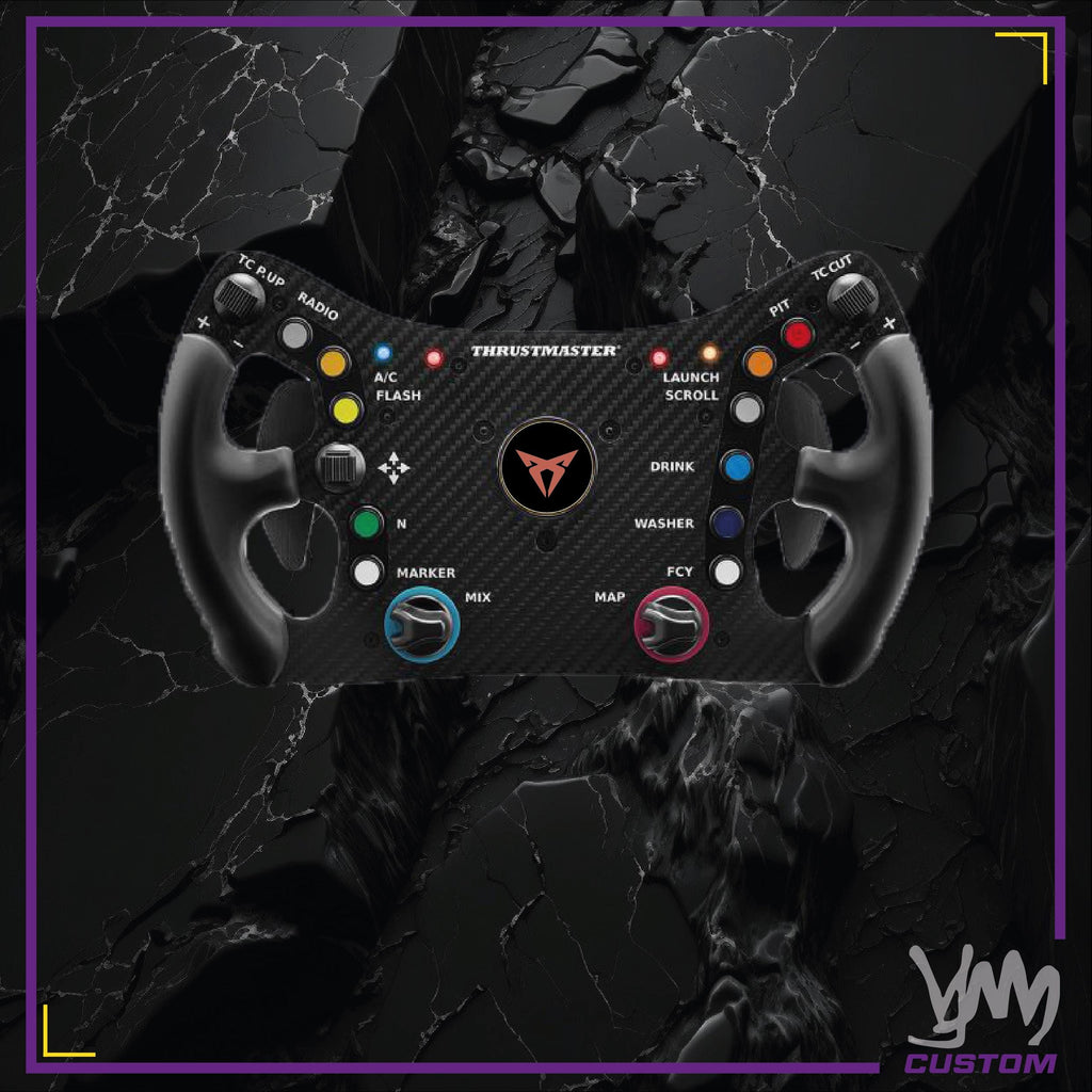 Sticker centre de volant pour Thrustmaster Ferrari 488 GT3 Add-On