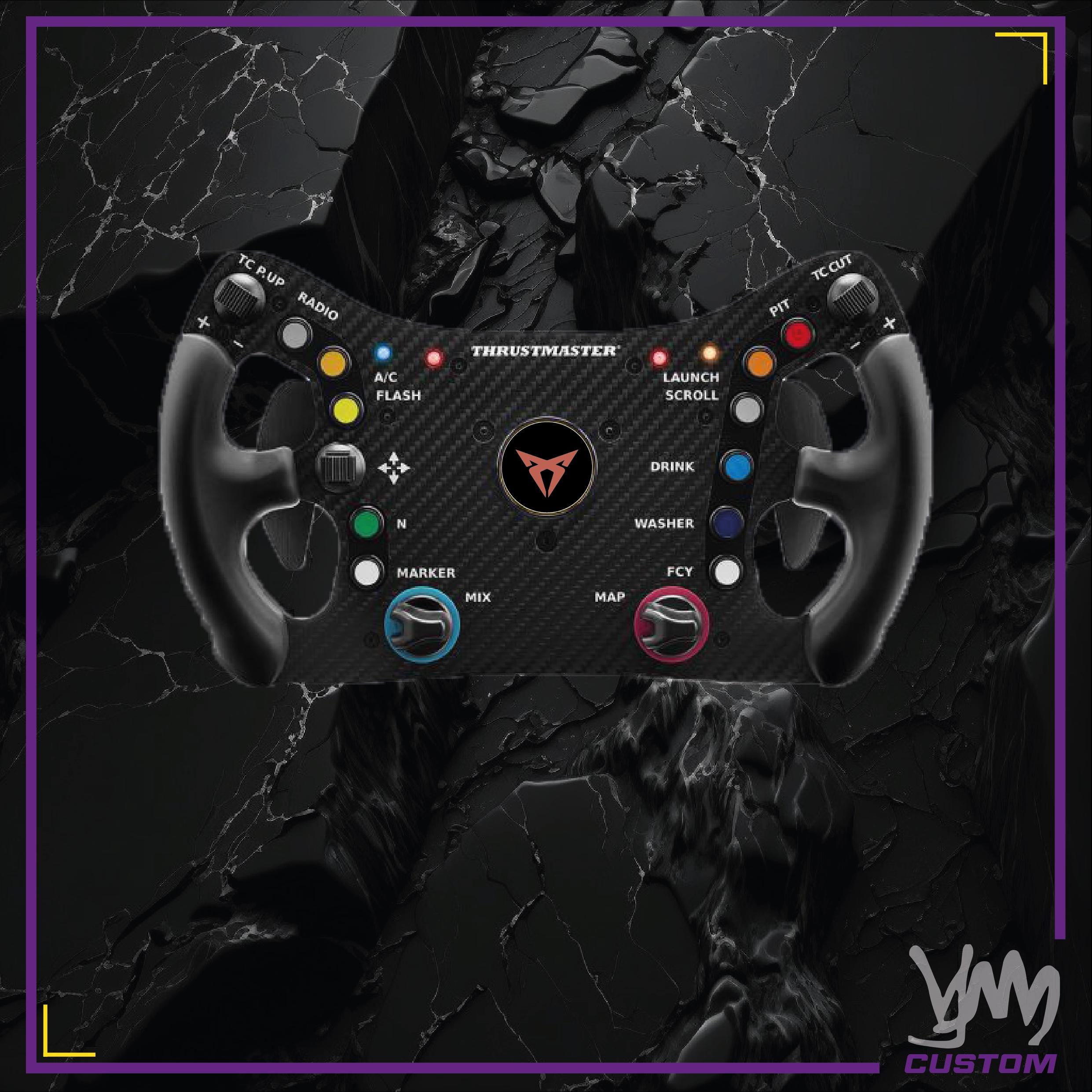 Sticker centre de volant pour Thrustmaster Ferrari 488 GT3 Add-On