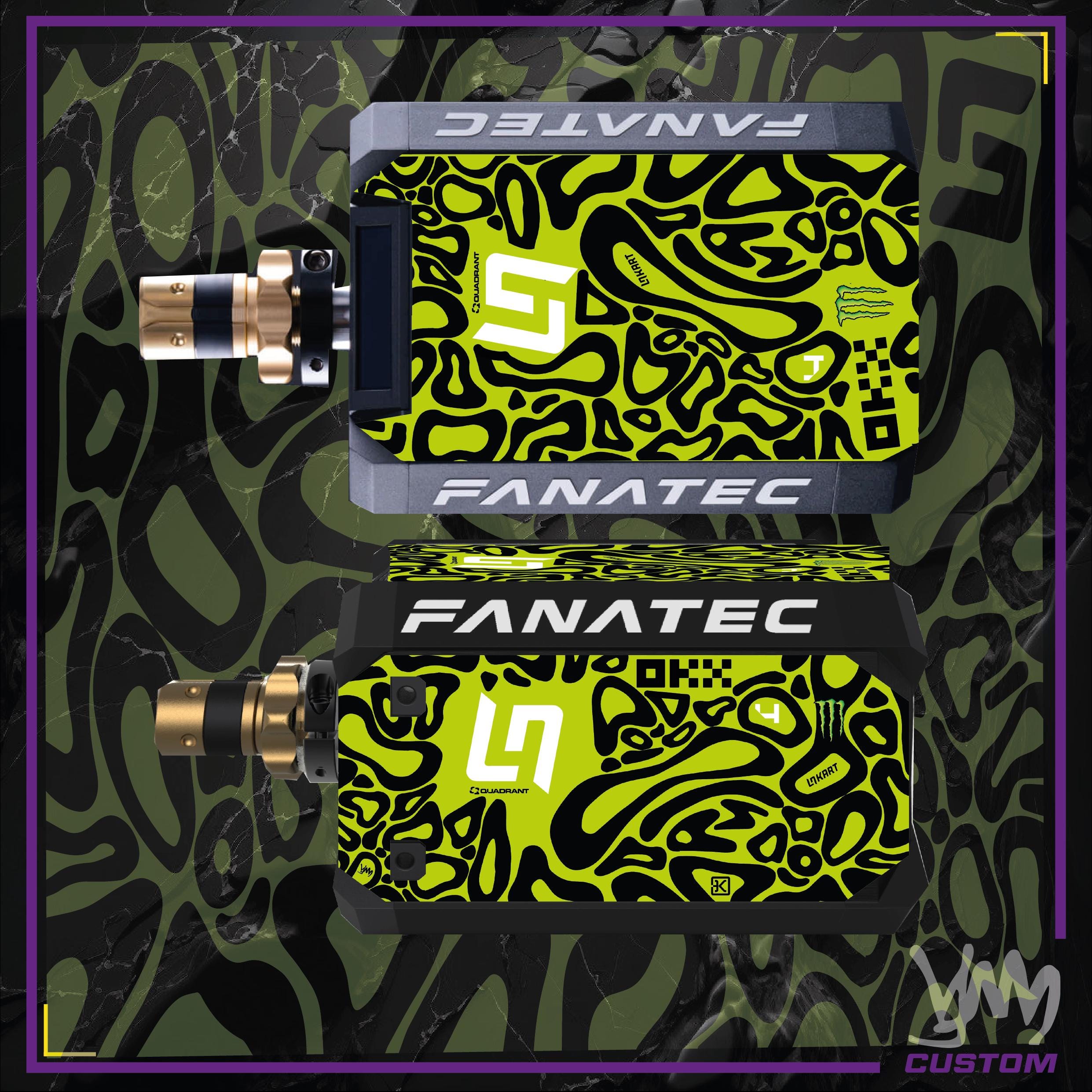 Pack de stickers Lando Norris edition spéciale Fanatec (volant et base moteur)
