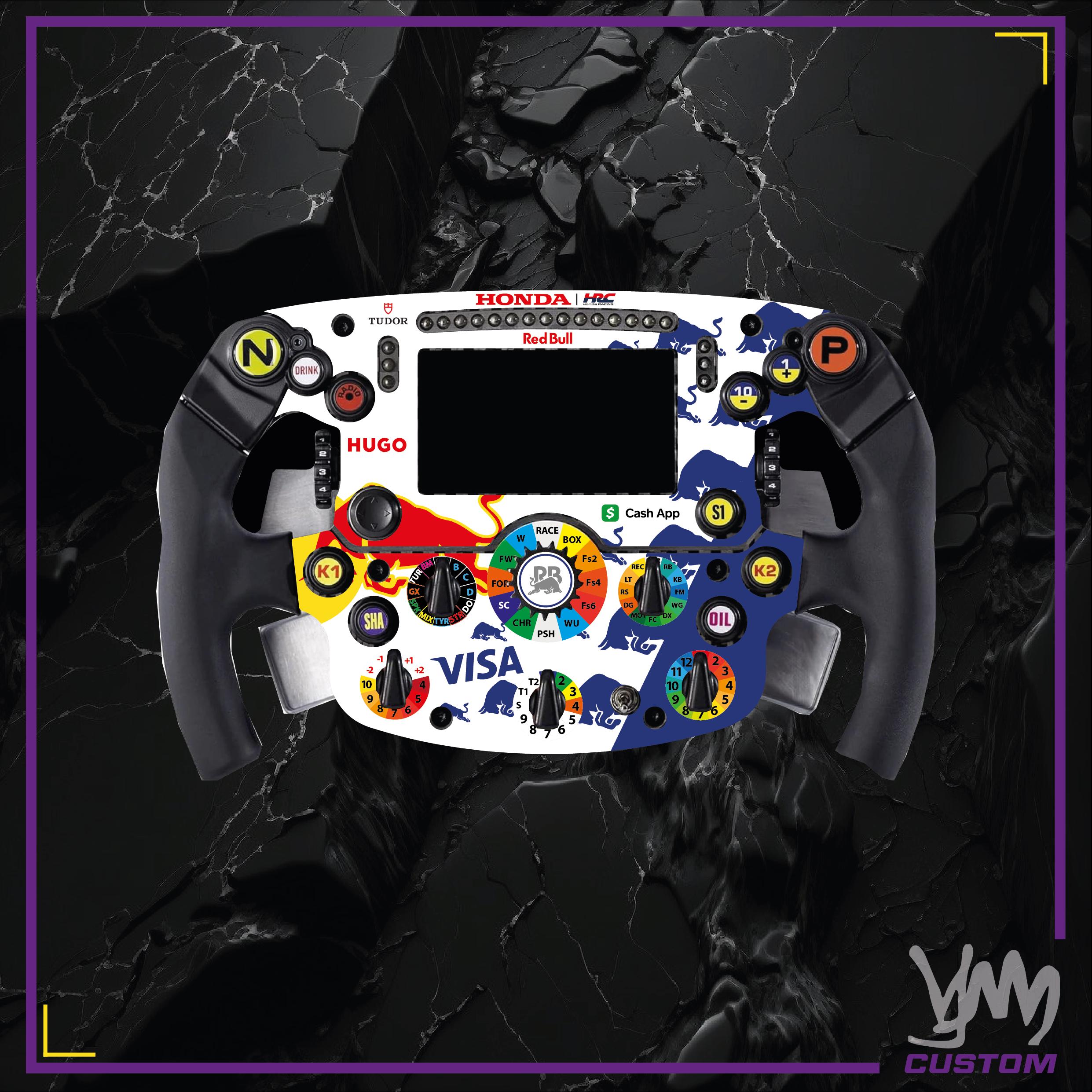 Stickers pour volant complet Thrustmaster Ferrari SF1000 - Visa CashApp Racing Bulls