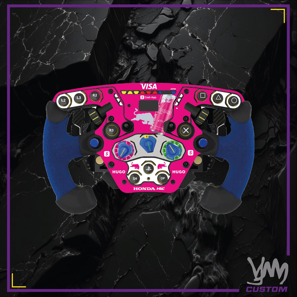 Stickers pour volant complet Fanatec Podium - Visa CashApp Racing Bulls MIAMI livery 2025