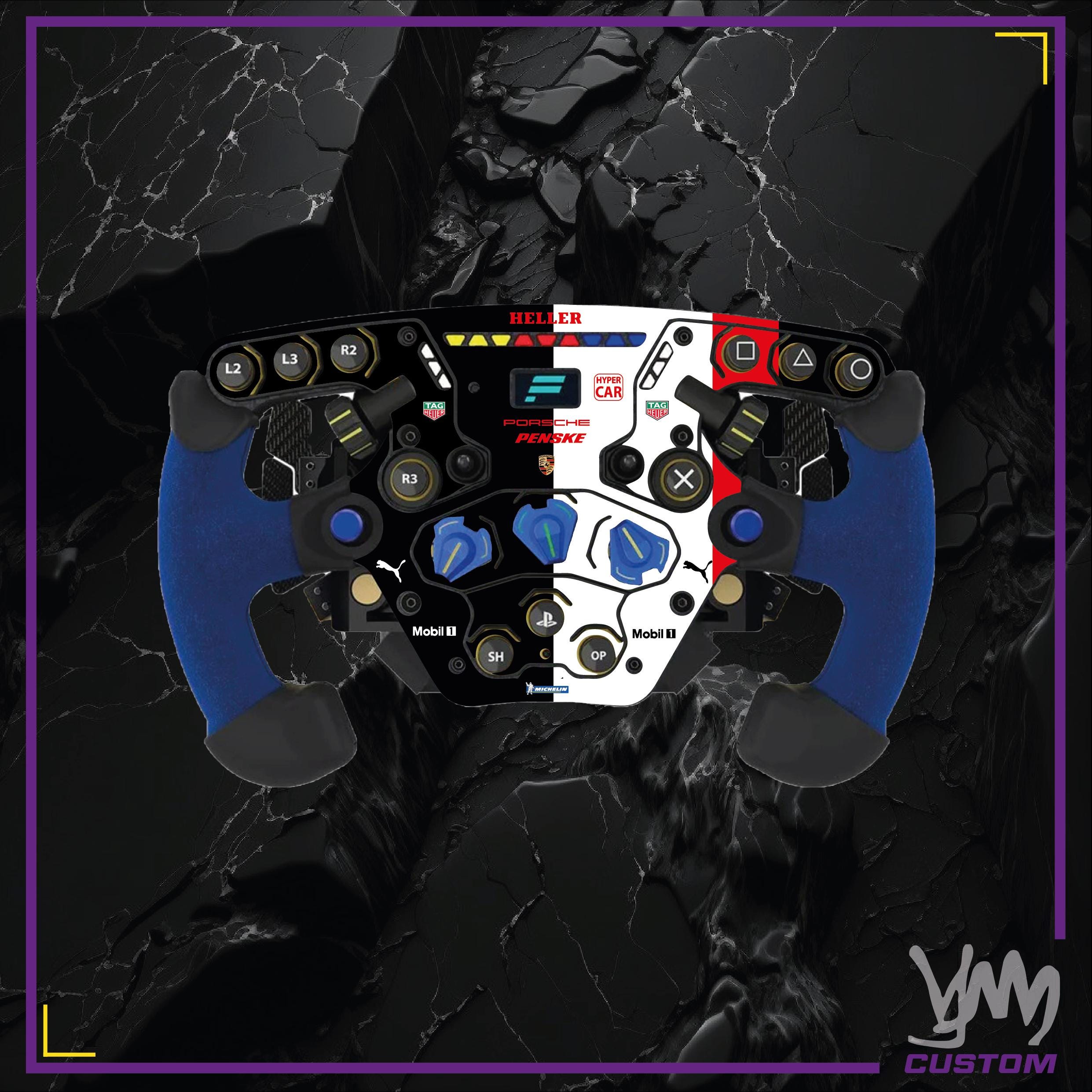 Stickers pour volant complet Fanatec Podium - Penske Porsche WEC