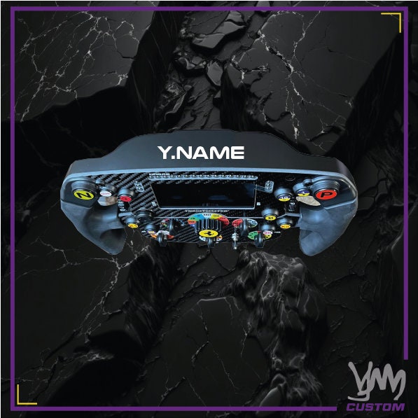 Sticker nom personnalisé pour volant Thrustmaster SF1000 Ferrari F1