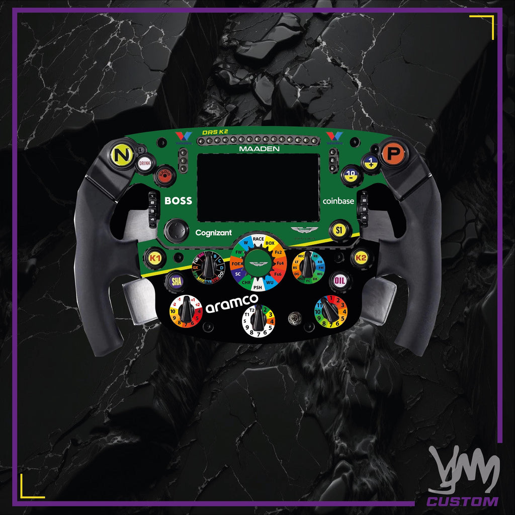 Stickers pour volant complet Thrustmaster SF1000 - Aston Martin F1