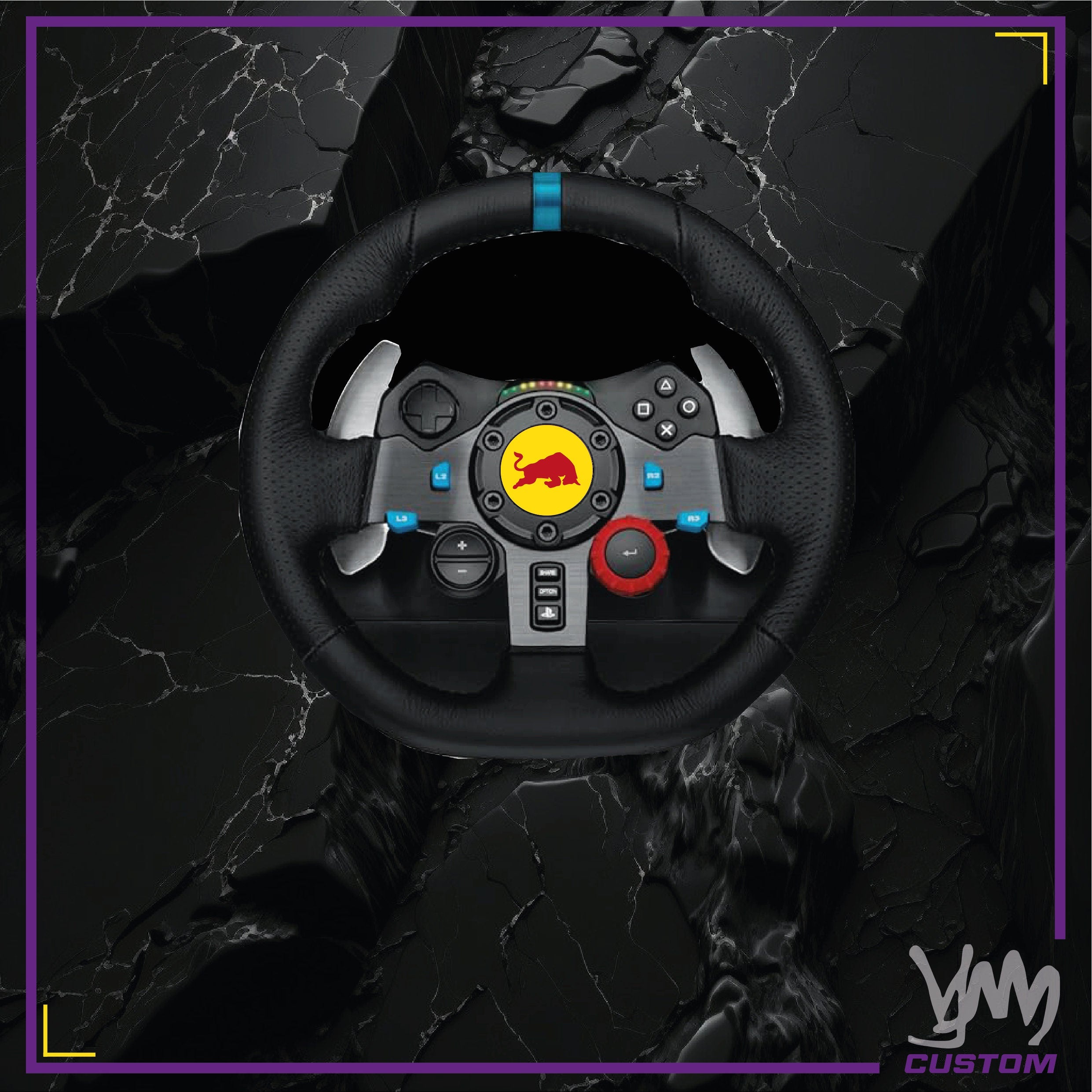 Sticker logos centre de volant Logitech G29