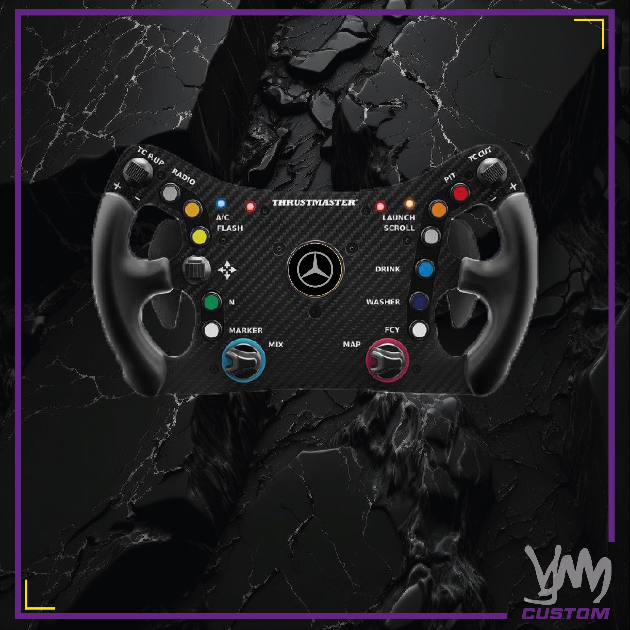 Sticker centre de volant pour Thrustmaster Ferrari 488 GT3 Add-On