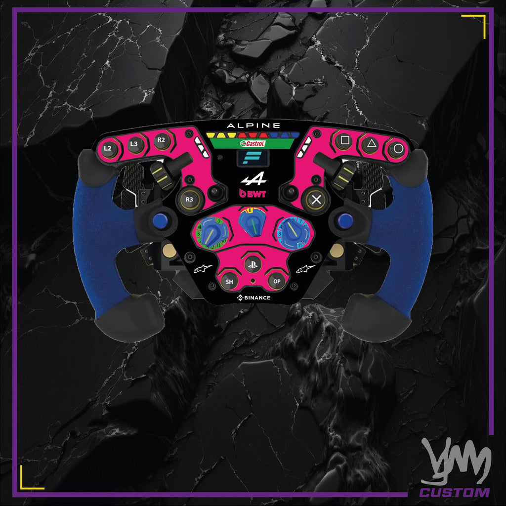 Stickers pour volant complet Fanatec Podium - Alpine BWT F1 Team 2025