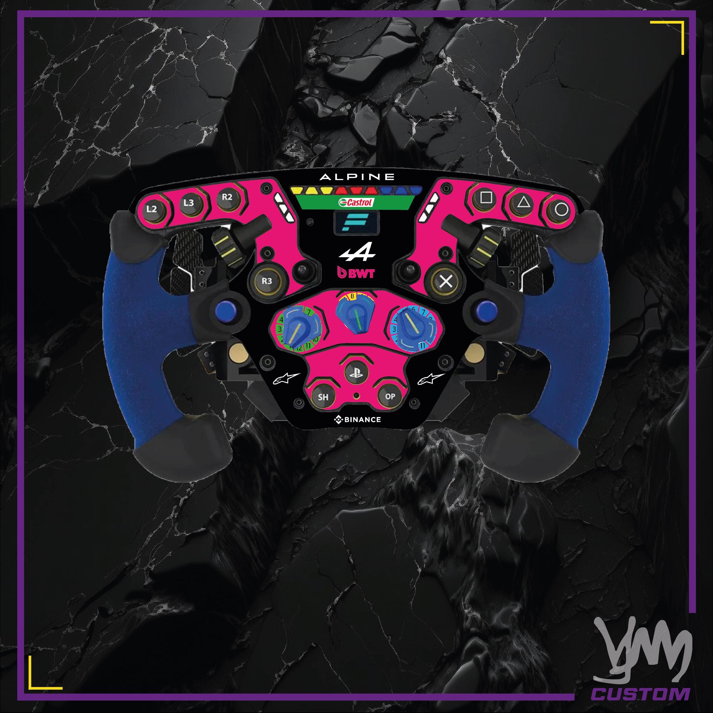 Stickers pour volant complet Fanatec Podium - Alpine BWT F1 Team 2025