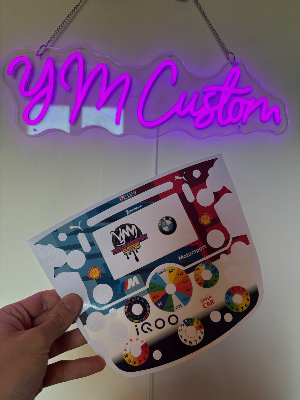 Stickers pour volant complet Thrustmaster SF1000 - BMW Motorsport Team WRT WEC
