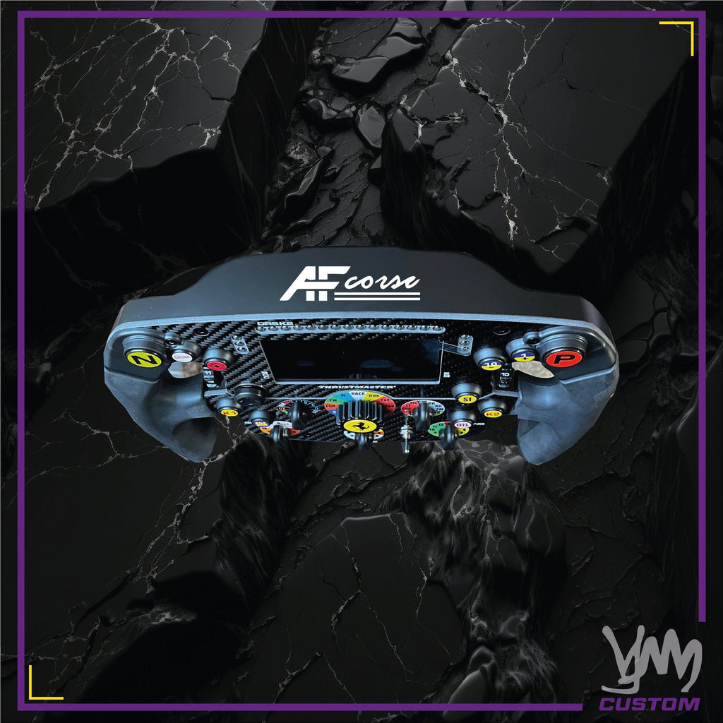 Sticker AF Corse Ferrari - WEC 24h Le Mans - pour volants Thrustmaster Ferrari SF1000 et Add-On