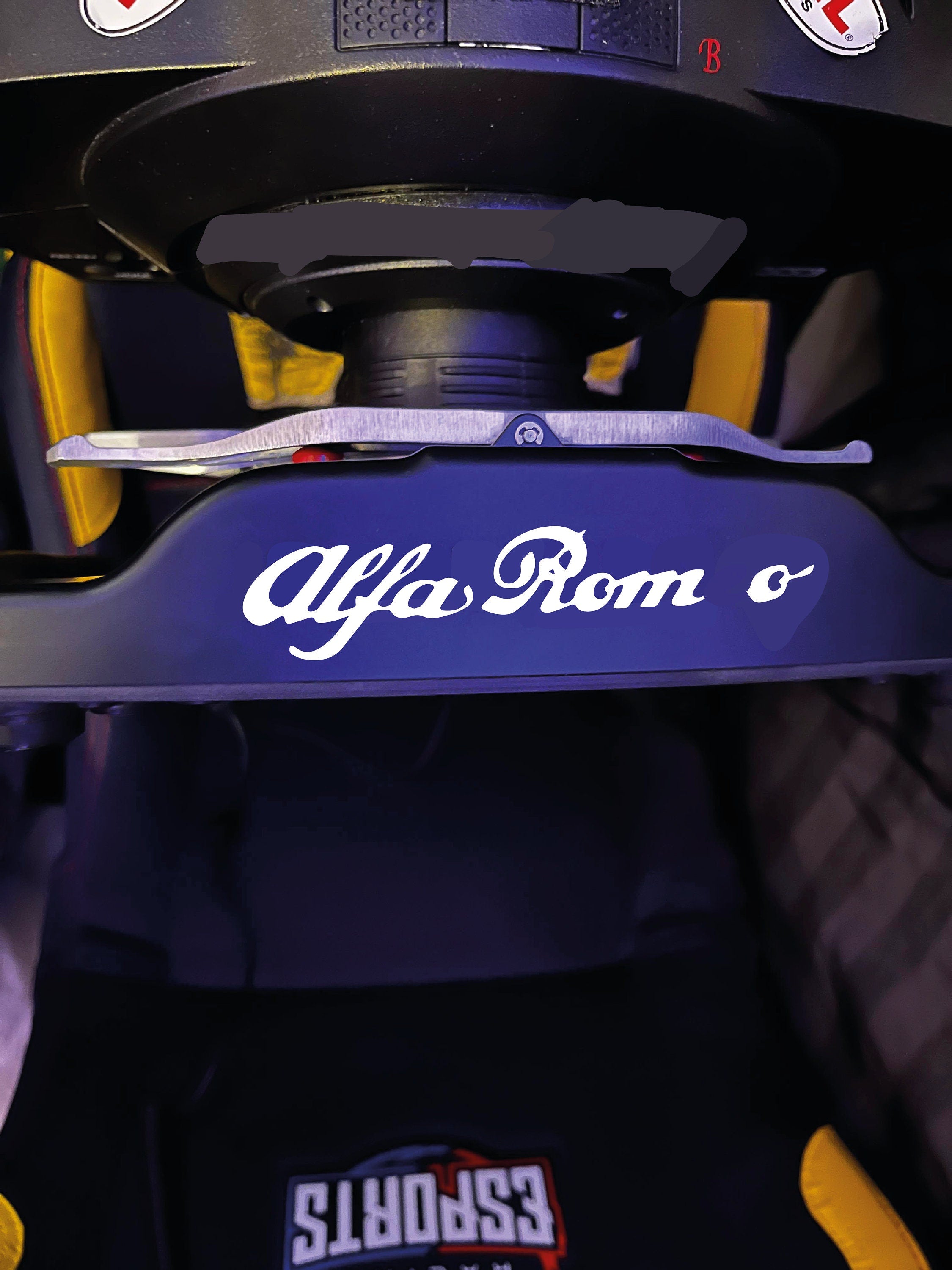 Sticker Alfa Romeo pour volant Thrustmaster Ferrari SF1000 (NEW 2023)