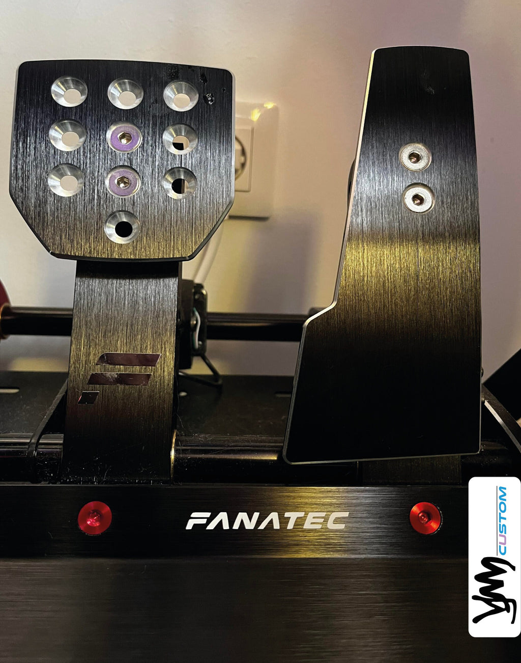 Stickers Fanatec / Brembo pour Fanatec Clubsport Pedals V3