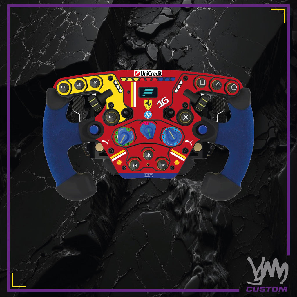 Stickers pour volant complet Fanatec Podium - Ferrari HP F1 2025 Hamilton Leclerc