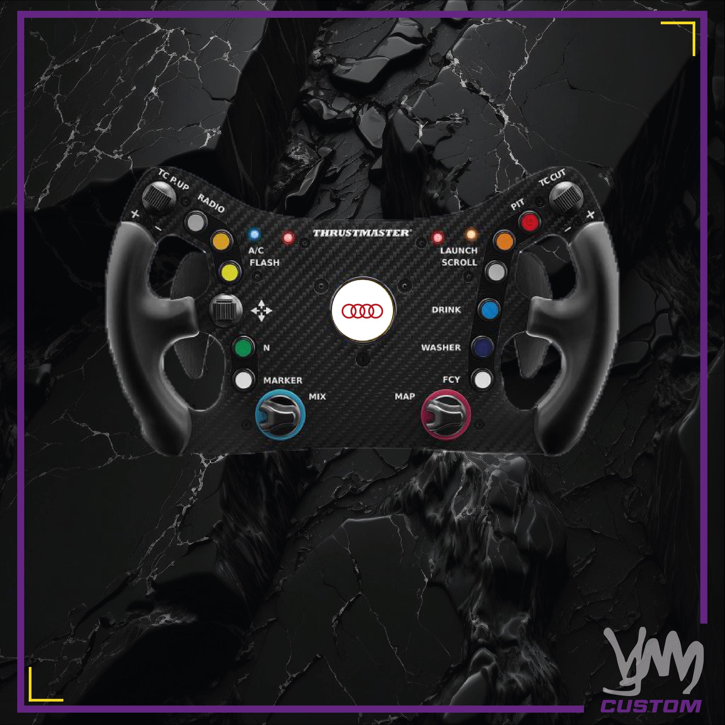 Sticker centre de volant pour Thrustmaster Ferrari 488 GT3 Add-On