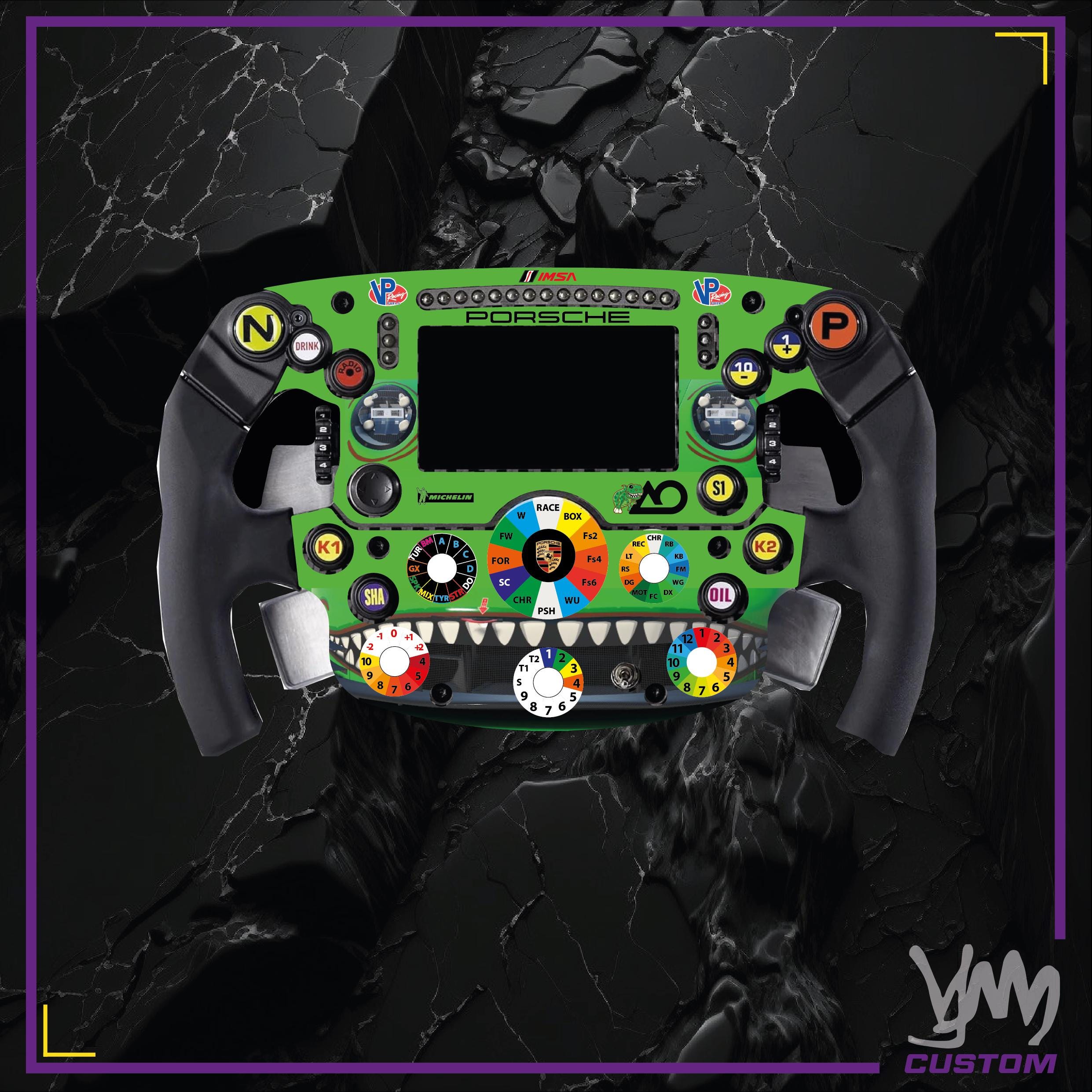 Stickers pour volant complet Thrustmaster SF1000 - Porsche Rexy