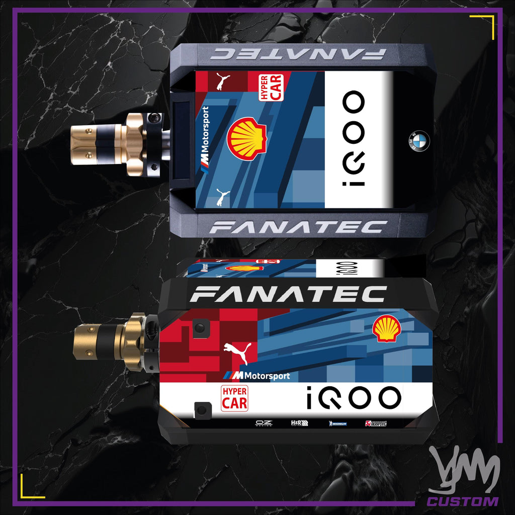 Stickers pour base moteur Fanatec DD1 ou DD2 - BMW M Motorsport team WRT