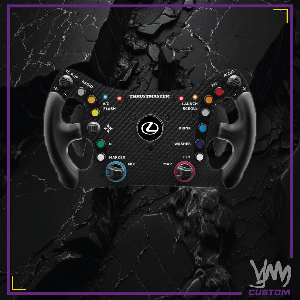 Sticker centre de volant pour Thrustmaster Ferrari 488 GT3 Add-On