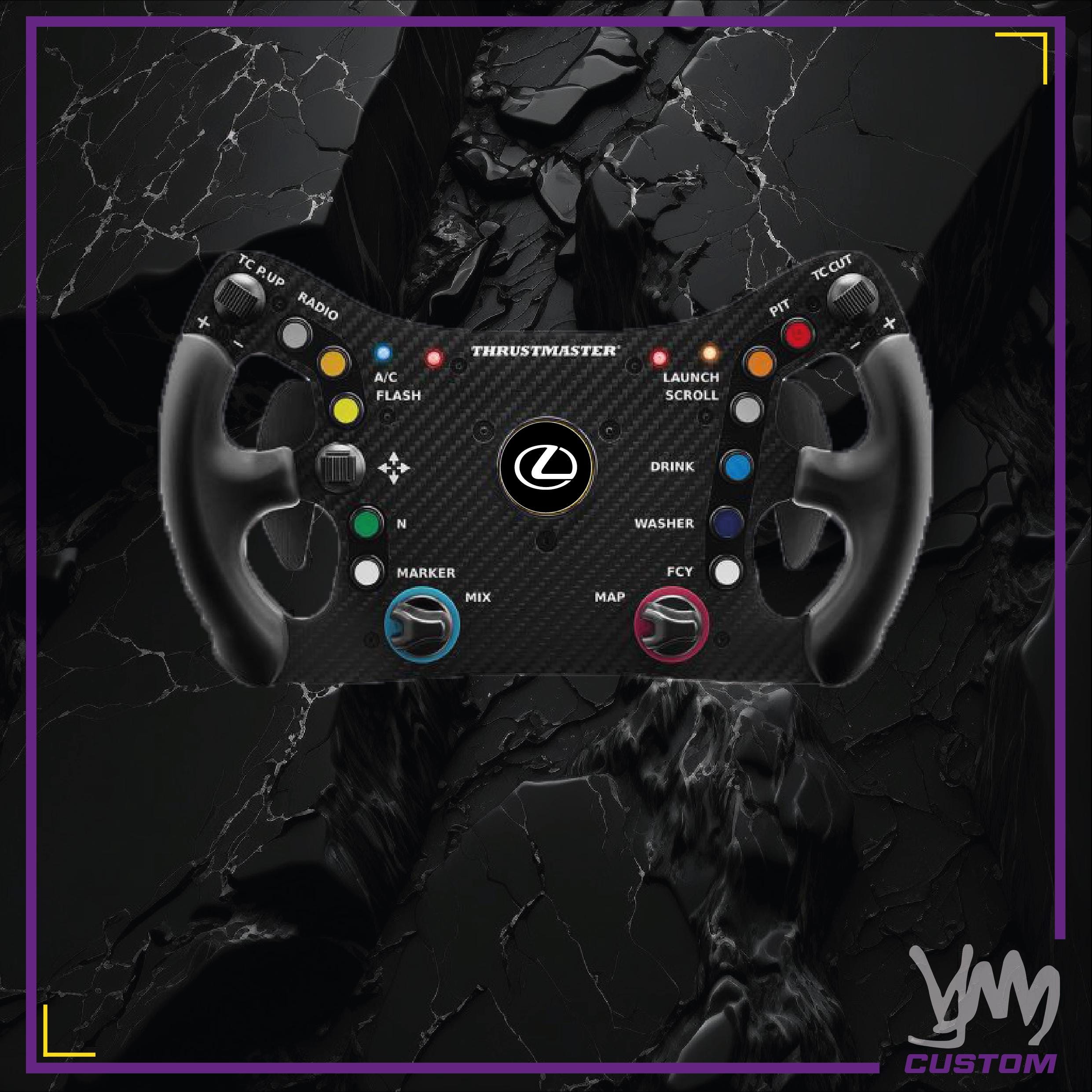 Sticker centre de volant pour Thrustmaster Ferrari 488 GT3 Add-On