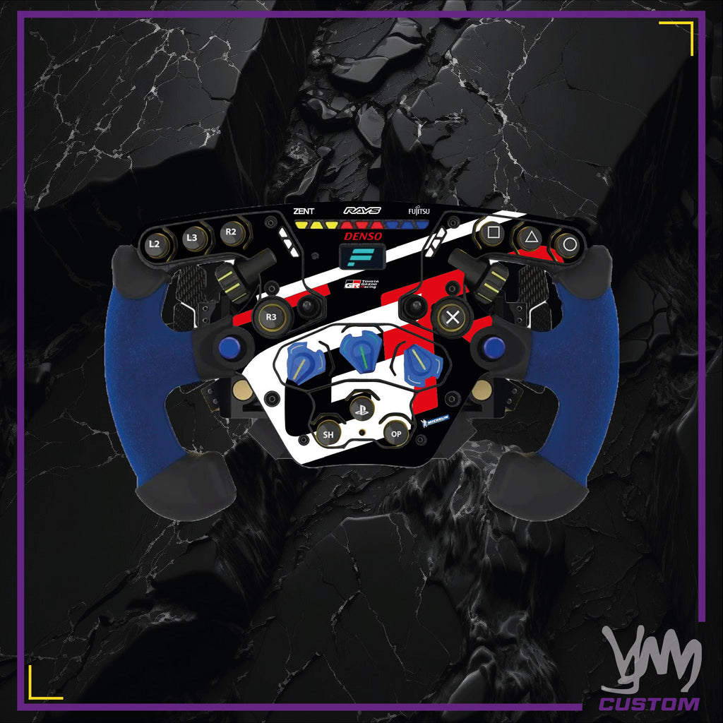 Stickers pour volant complet Fanatec Podium - Toyota GR WEC