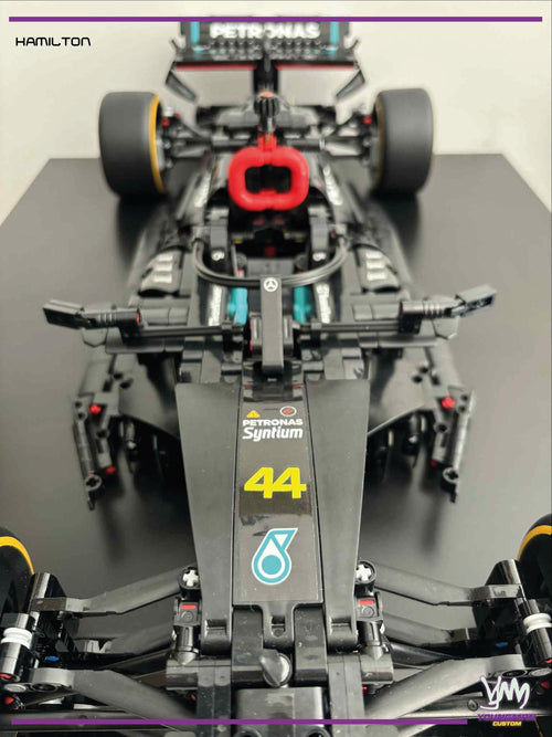 Pack de stickers pour Lego Technic Mercedes-AMG F1 W14 E-Performance pneus et numéro Hamillton / Russell