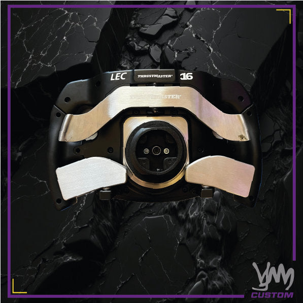 Stickers Charles Leclerc 16 pour volant Thrustmaster Ferrari SF1000