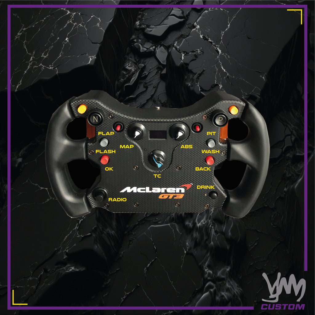 Stickers pour boutons sur le volant Fanatec CSL Elite McLaren GT3