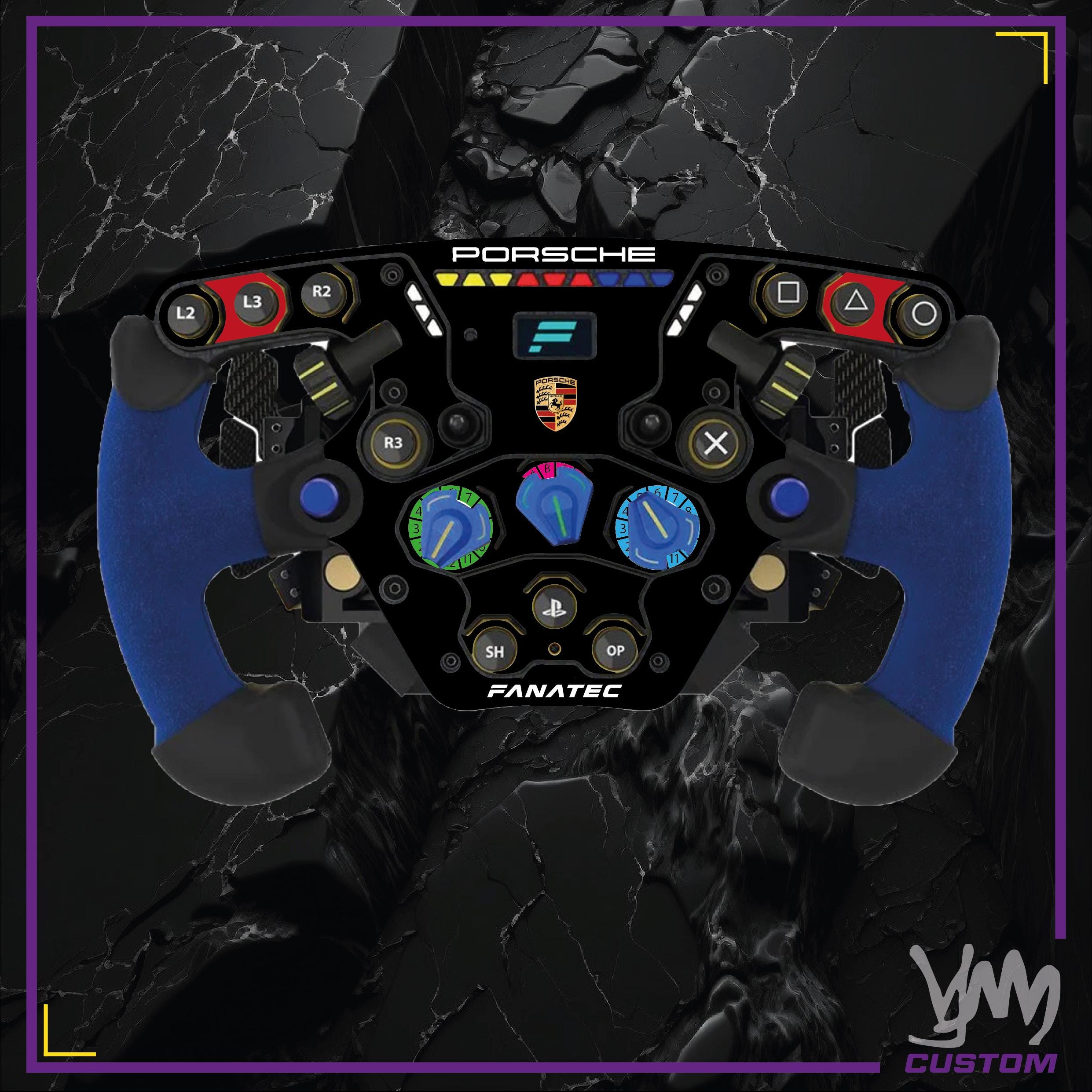 Stickers pour volant complet Fanatec Podium - Porsche