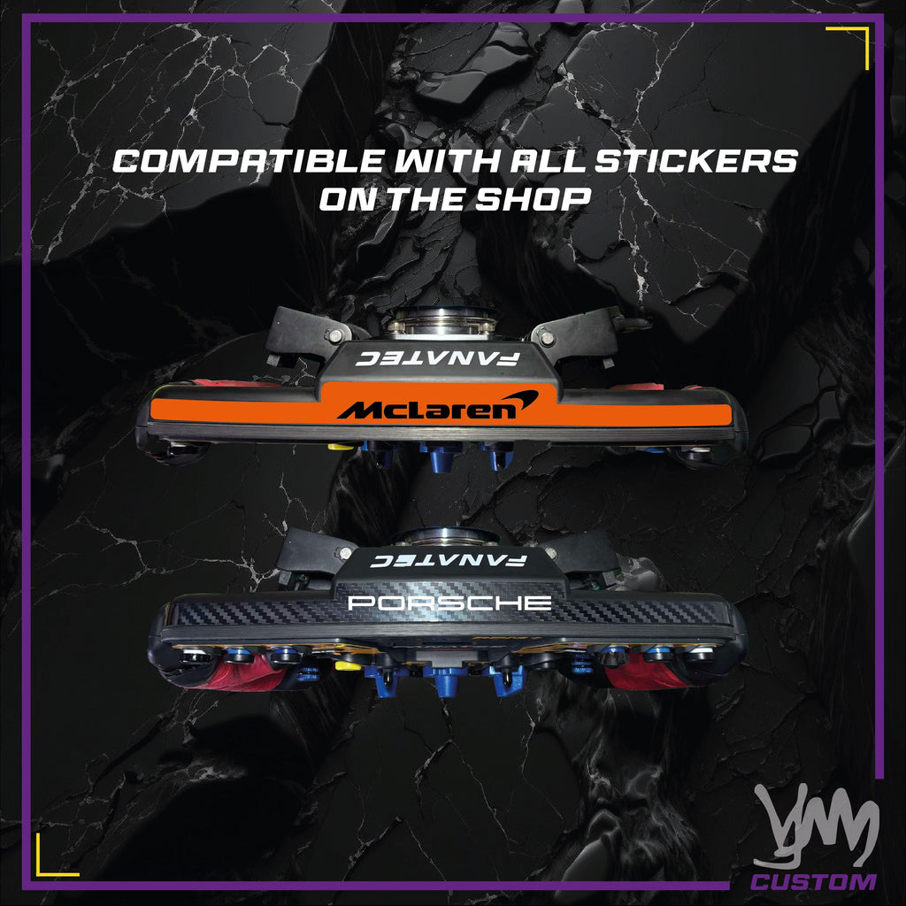 Sticker pour le dessus du volant Fanatec ClubSport Formula / Podium en design carbone ou couleurs