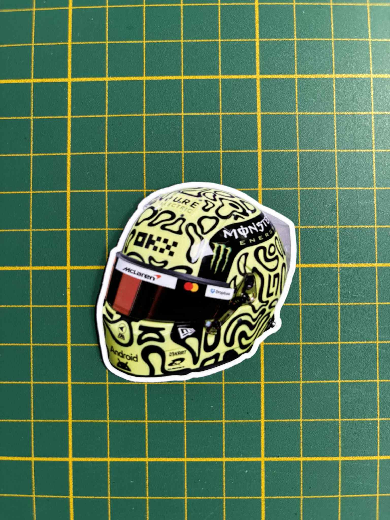 Pack de stickers Lando Norris edition spéciale Fanatec (volant et base moteur)