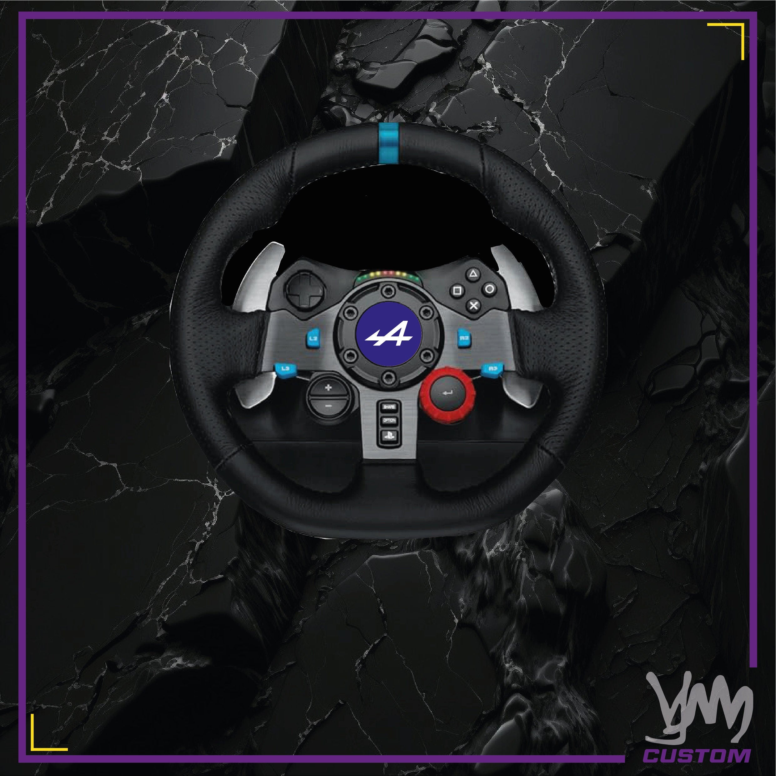 Sticker logos centre de volant Logitech G29