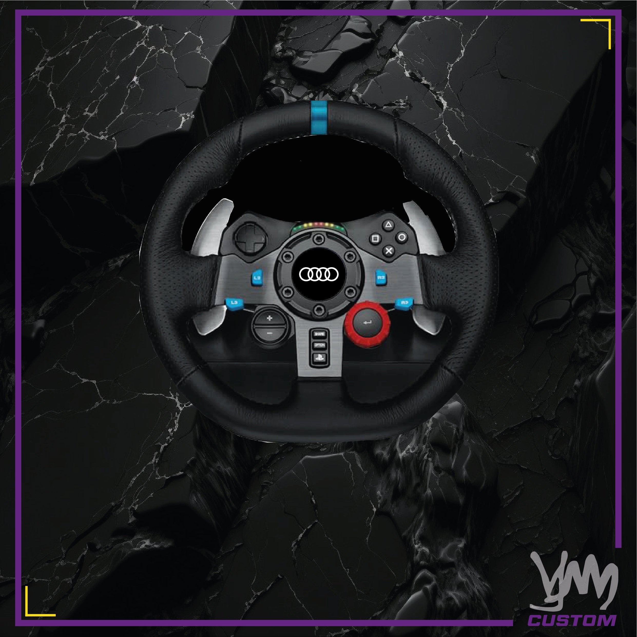 Sticker logos centre de volant Logitech G29