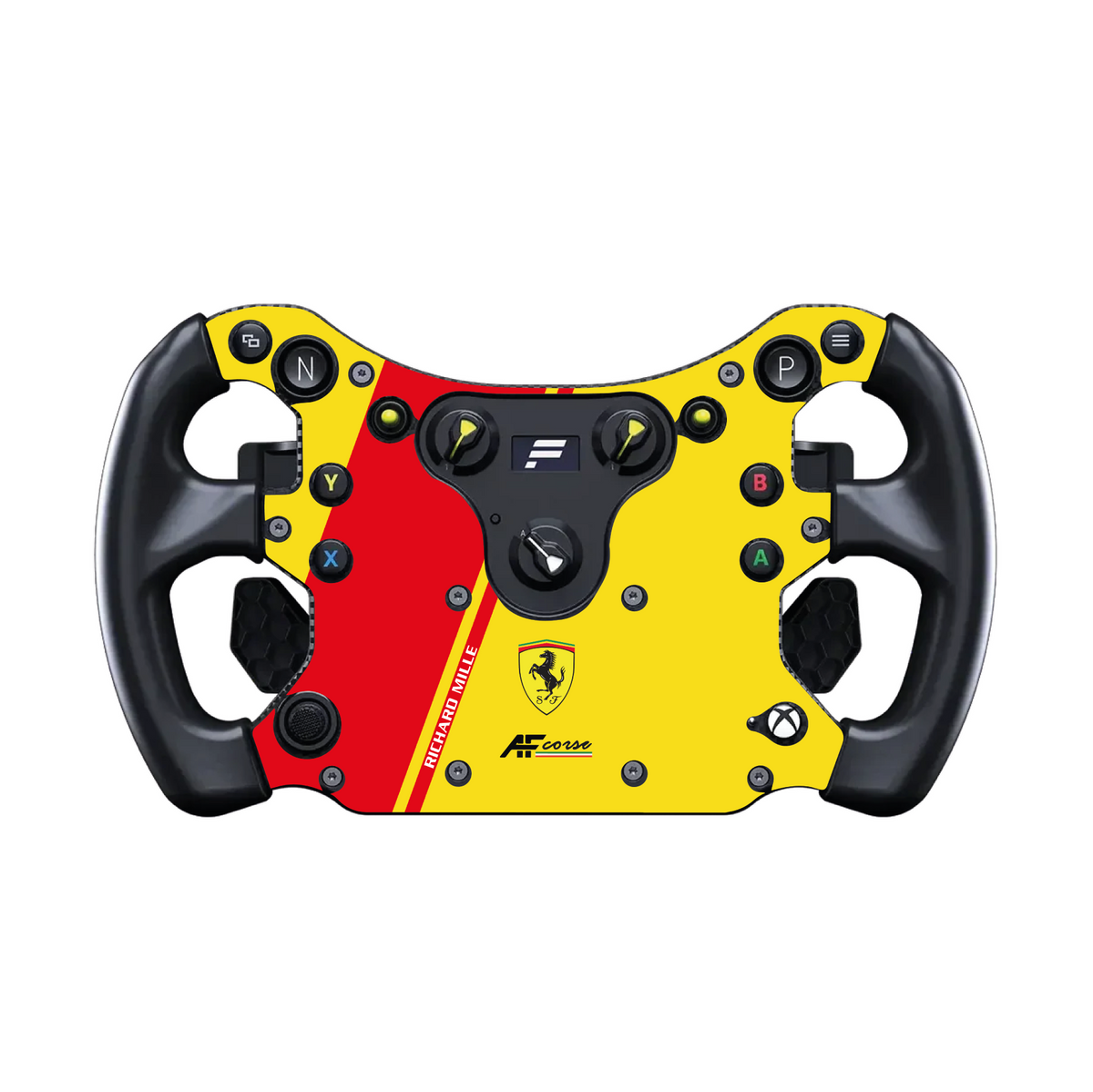Ferrari AF Corse sticker for complete Fanatec CSL GT3 / CSL McLaren GT3 steering wheel