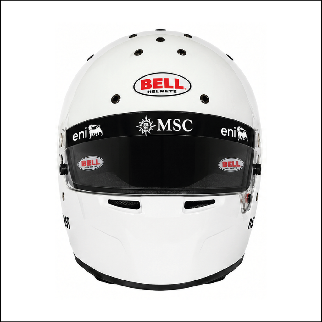Autocollant bandeau de visière réplique casque Alpine BWT F1