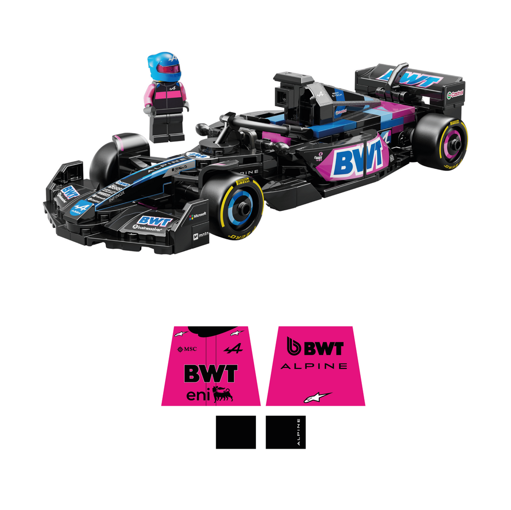 Driver character stickers for LEGO® F1® A524 - 77248