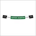Autocollant bandeau de visière réplique casque Aston Martin F1