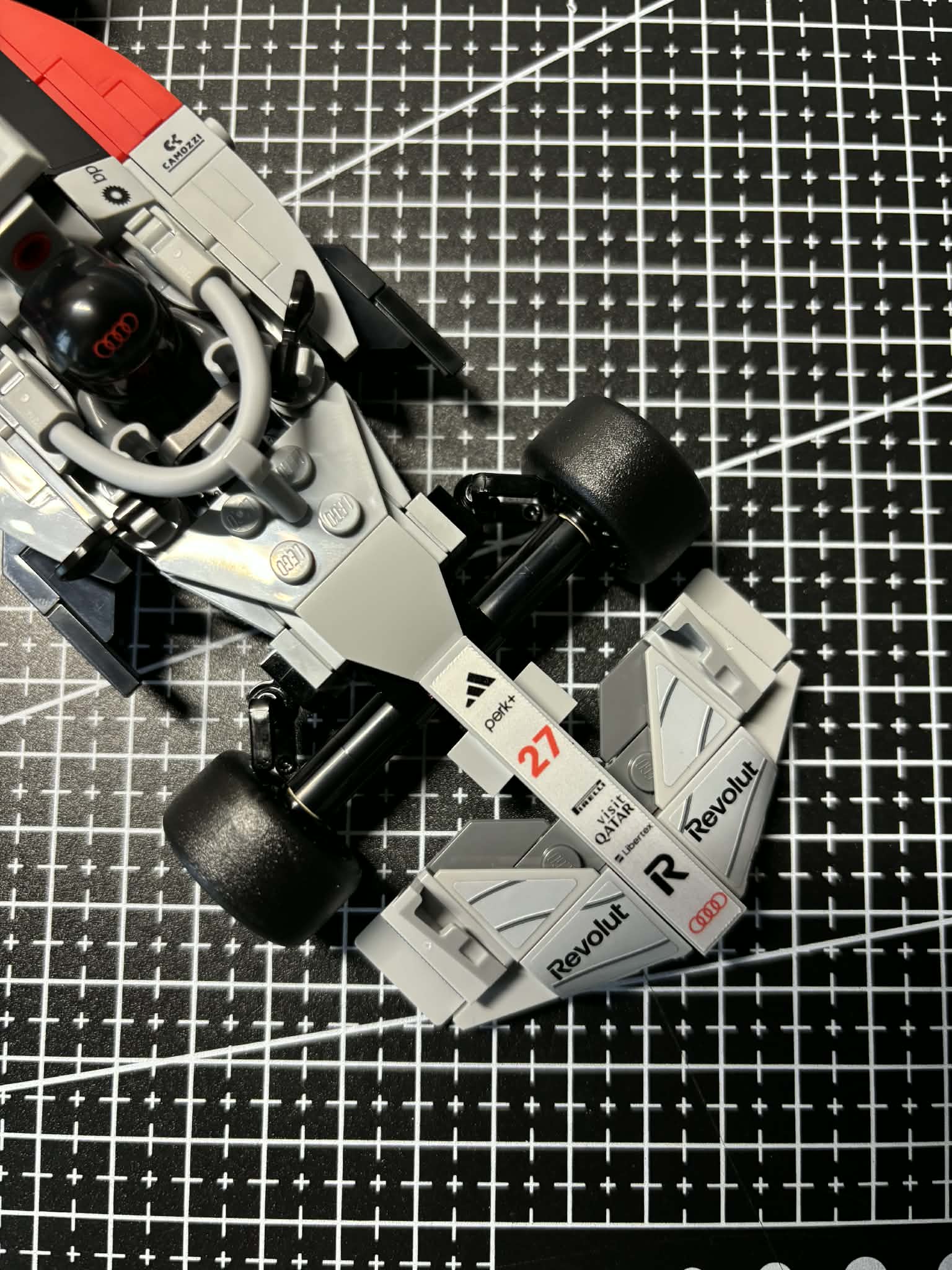 Pack de stickers Audi F1 Team édition livrée 2026 pour Lego Speed Champion 77259 Nico Hulkenberg - Gabriel Bortoleto