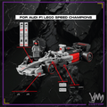 Audi F1 Team sticker pack, 2026 livery edition, for Lego Speed ​​Champion 77259 Nico Hulkenberg - Gabriel Bortoleto