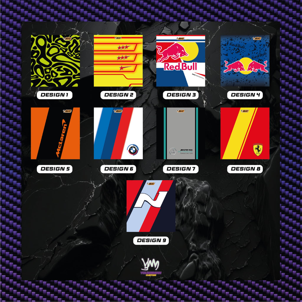 Decorative sticker for BIC Maxi lighter